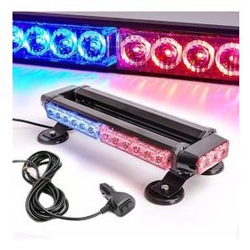CemOto Lapa522 Çift Taraflı 30 Led Mavi Kırmızı 38 x 16.5 x 7.5 cm Çakar Lamba