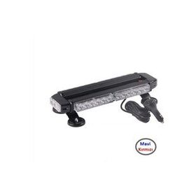 CemOto Lapa522 Çift Taraflı 30 Led Mavi Kırmızı 38 x 16.5 x 7.5 cm Çakar Lamba