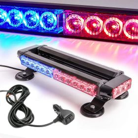 CemOto Lapa522 Çift Taraflı 30 Led Mavi Kırmızı 38 x 16.5 x 7.5 cm Çakar Lamba