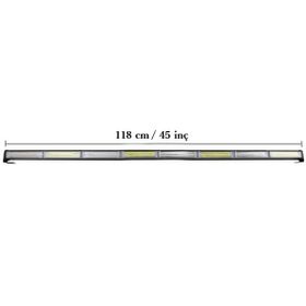 CemOto Lapa529 118 cm  8 Led Mavi Kırmızı Beyaz 12 V Çakar Lamba