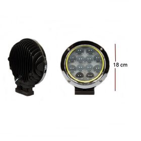 CemOto Lass253 - Na 12 Ledli 60 W 12 - 24 V Nikel Angel Takım Offroad Sis Lambası