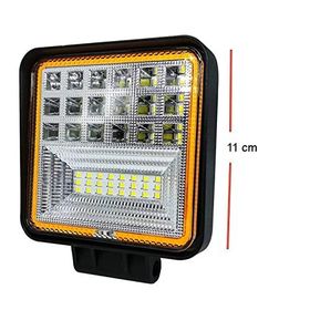 CemOto Lass312 Kare Kırmızı 12 - 24 V Angelli Sis Lambası