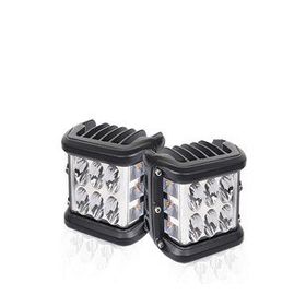 CemOto Lass319 - 1 Beyaz Kırmızı Mavi 12 Led 36 w Çift Offroad Sis Lambası