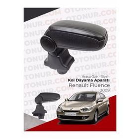 CemOto Renault Fluence 2009 Araca Özel Siyah Kol Dayama