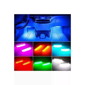 CemOto Uzaktan Kumandalı 12 V 4lü Ayakaltı Led Lamba