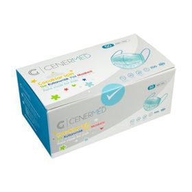 Cenermed 3 Katlı Full Ultrasonic 50'li Desenli Çocuk Yüz Maskesi