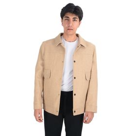 Cengiz İnler İthal Model Kolej Camel Erkek Kaşe Kaban