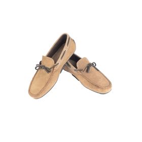 Cengiz İnler M1901 Loafer Süet Kum Beji Erkek Ayakkabı