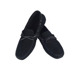 Cengiz İnler M1901 Loafer Süet Siyah Erkek Ayakkabı