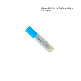 Cengo Mavi Highlighter Fosforlu Kalem