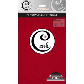 Cenk 074 100 cm Poşetli Karmen Kırmızı Düz Yazma