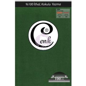 Cenk 1004 100 cm Poşetli Koyu Yeşil Düz Yazma