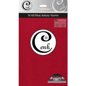 Cenk 328 100 cm Poşetli Kırmızı Düz Yazma