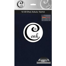 Cenk 455 100 cm Poşetli Lacivert Düz Yazma