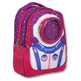 Cennec Sırt Çantası Pembe Astronot 3010 Okul Çantası
