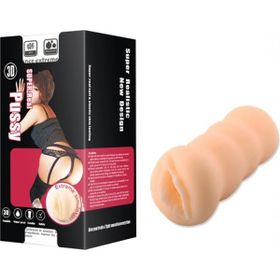 Censan Kırmızı 3 Boyutlu Suni Vajina Masturbatör