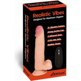Censan Realistic Vibes 20 cm Pilli Vibratör