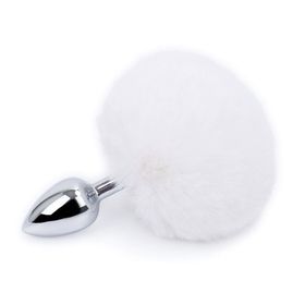 Censan Rearplugs Beyaz Ponponlu Anal Tıkaç