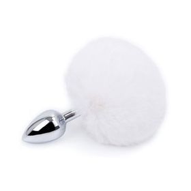 Censan Rearplugs Beyaz Ponponlu Anal Tıkaç