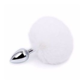 Censan Rearplugs Beyaz Ponponlu Anal Tıkaç