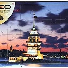 Ceo Kız Kulesi 24 Parça Ahşap Puzzle