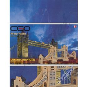 Ceo Londra Köprüsü 3D Ahşap Puzzle