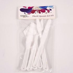 Ceoart CEO-SN0014 6'lı Plastik Spatula Set