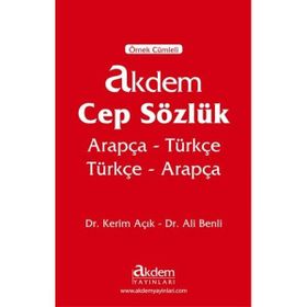 Cep Sözlük Türkçe Arapça - Akdem Yayınları
