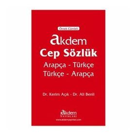Cep Sözlük Türkçe Arapça - Akdem Yayınları