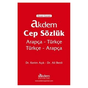 Cep Sözlük Türkçe Arapça - Akdem Yayınları