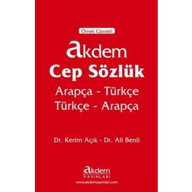 Cep Sözlük Türkçe Arapça - Akdem Yayınları