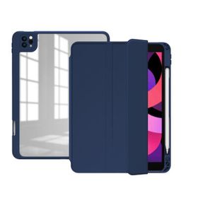 Ceponya Apple iPad Pro 11 2020 2. Nesil Nort Arkası Şeffaf Standlı Kılıf