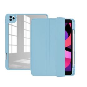 Ceponya Apple iPad Pro 11 2020 2. Nesil Nort Arkası Şeffaf Standlı Kılıf