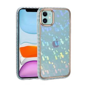 Ceponya Apple iPhone 11 Desenli Parlayan Transparan Avva Kapak Kılıf