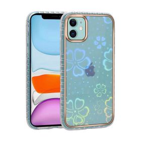 Ceponya Apple iPhone 11 Desenli Parlayan Transparan Avva Kapak Kılıf