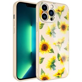 Ceponya Apple iPhone 11 Pro Max Kamera Korumalı Desenli Sert Silikon Epoksi Kapak Kılıf