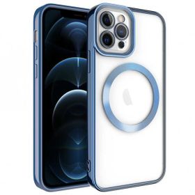 Ceponya Apple iPhone 11 Pro Max Magsafe Wireless Şarj Özellikli Setro Silikon Kılıf