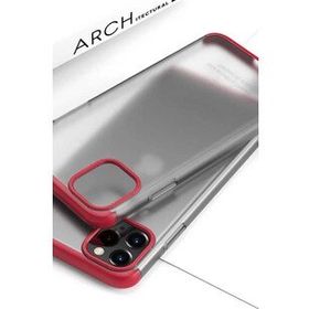 Ceponya Apple iPhone 11 Pro Nili Bordo Kenarlı Kapak Kılıf