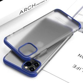 Ceponya Apple iPhone 11 Pro Nili Bordo Kenarlı Kapak Kılıf