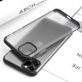Ceponya Apple iPhone 11 Pro Nili Bordo Kenarlı Kapak Kılıf