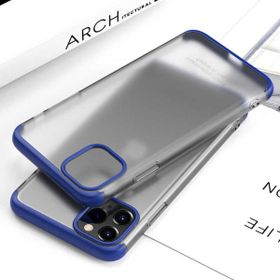 Ceponya Apple iPhone 11 Pro Nili Bordo Kenarlı Kapak Kılıf