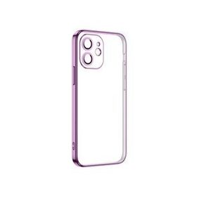 Ceponya Apple iPhone 11 Şeffaf Elektroplatin Kamera Korumalı Silikon Kılıf