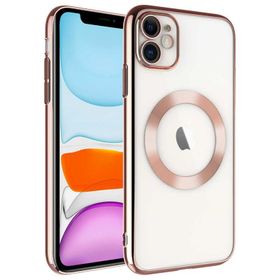 Ceponya Apple iPhone 11 Wireless Şarj Özellikli Sert Pc Riksos Magsafe Kapak Kılıf