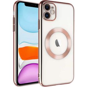Ceponya Apple iPhone 11 Wireless Şarj Özellikli Sert Pc Riksos Magsafe Kapak Kılıf