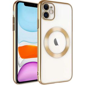 Ceponya Apple iPhone 11 Wireless Şarj Özellikli Sert Pc Riksos Magsafe Kapak Kılıf