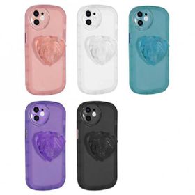 Ceponya Apple iPhone 12 Kamera Korumalı Pop Soketli Renkli Ofro Kapak Kılıf