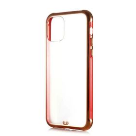 Ceponya Apple İphone 12 Pro Kamera Korumalı Kenarları Renkli Şeffaf Voit Silikon Kılıf