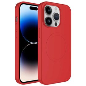 Ceponya Apple iPhone 12 Pro Magsafe Wireless Şarj Özellikli Pastel Renk Silikon Mat Kapak Kılıf