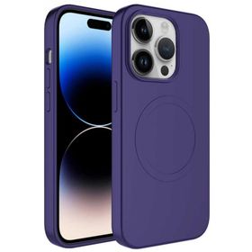 Ceponya Apple iPhone 12 Pro Magsafe Wireless Şarj Özellikli Pastel Renk Silikon Mat Kapak Kılıf