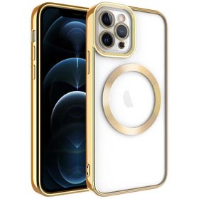 Ceponya Apple iPhone 12 Pro Magsafe Wireless Şarj Özellikli Setro Silikon Kılıf